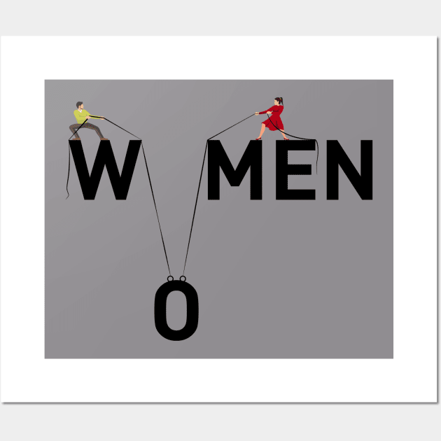 Men and Women Each for Equal, We Are The Same Wall Art by Productcy